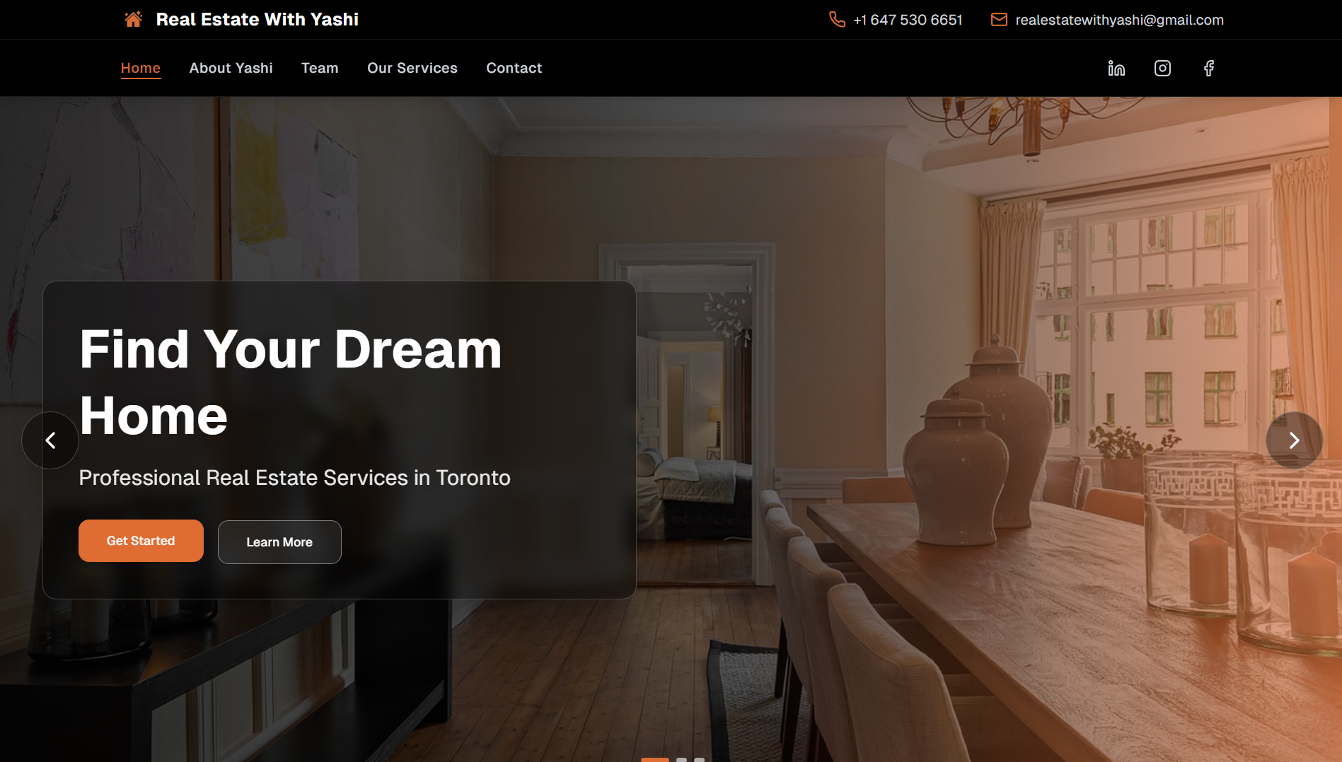 RealEstateWithYashi project preview